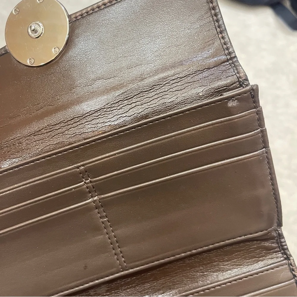 Coach Project Flawed Long Wallet Bundle 2 Y2K Long Snap Wallets with Peeling